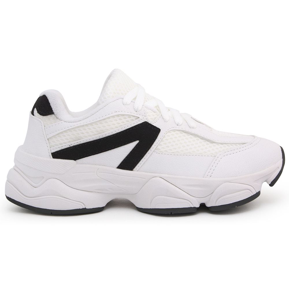 TENIS JADE BRANCO PRETO 1 TENIS JADE BRANCO PRETO - Imagem 1