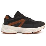 TENIS JADE PRETO  CARAMELO