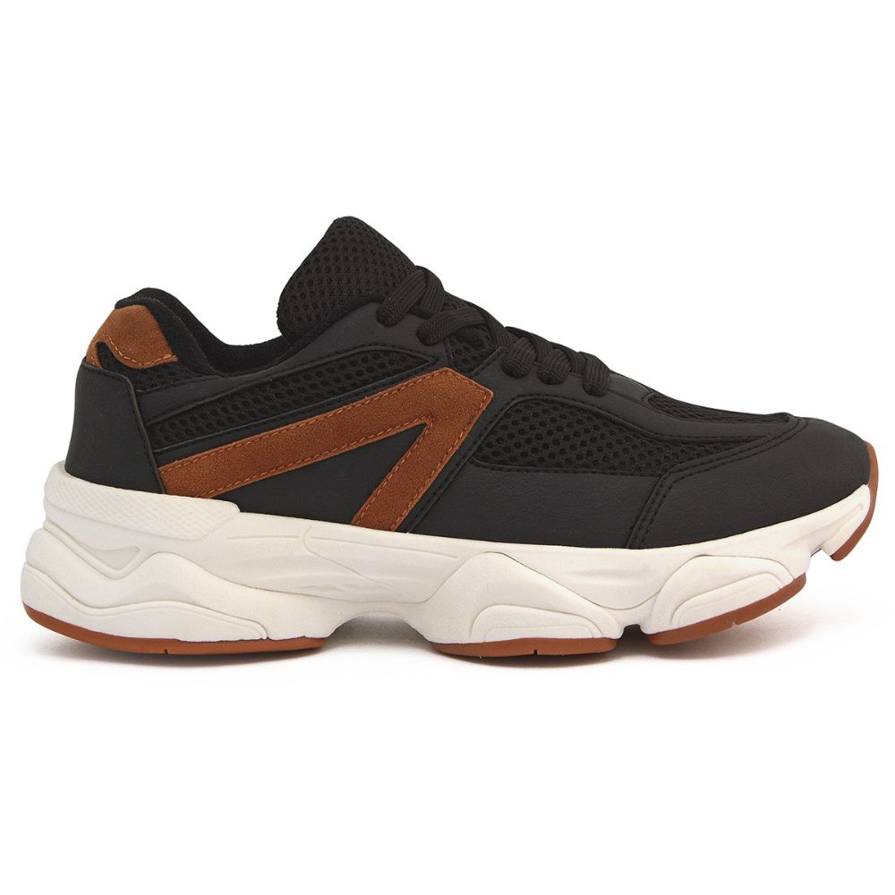 TENIS JADE PRETO CARAMELO 1 TENIS JADE PRETO CARAMELO - Imagem 1