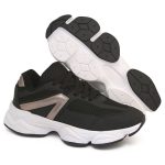 TENIS JADE PRETO  PRATA - Imagem 3