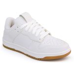 TENIS STREET CASUAL  BRANCO  CARAMELO - Imagem 2