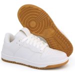 TENIS STREET CASUAL  BRANCO  CARAMELO - Imagem 3