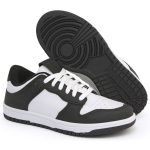 TENIS STREET CASUAL  BRANCO PRETO - Imagem 3